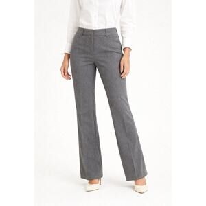 Express Gray Bootcut Dress Pants Size 8 Y2K Office Career Stretch Slacks